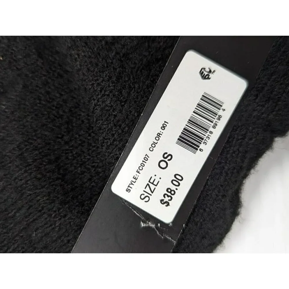 Echo 23 NYC Women's Solid Smartphone Gloves Black O/S (MSRP $38)